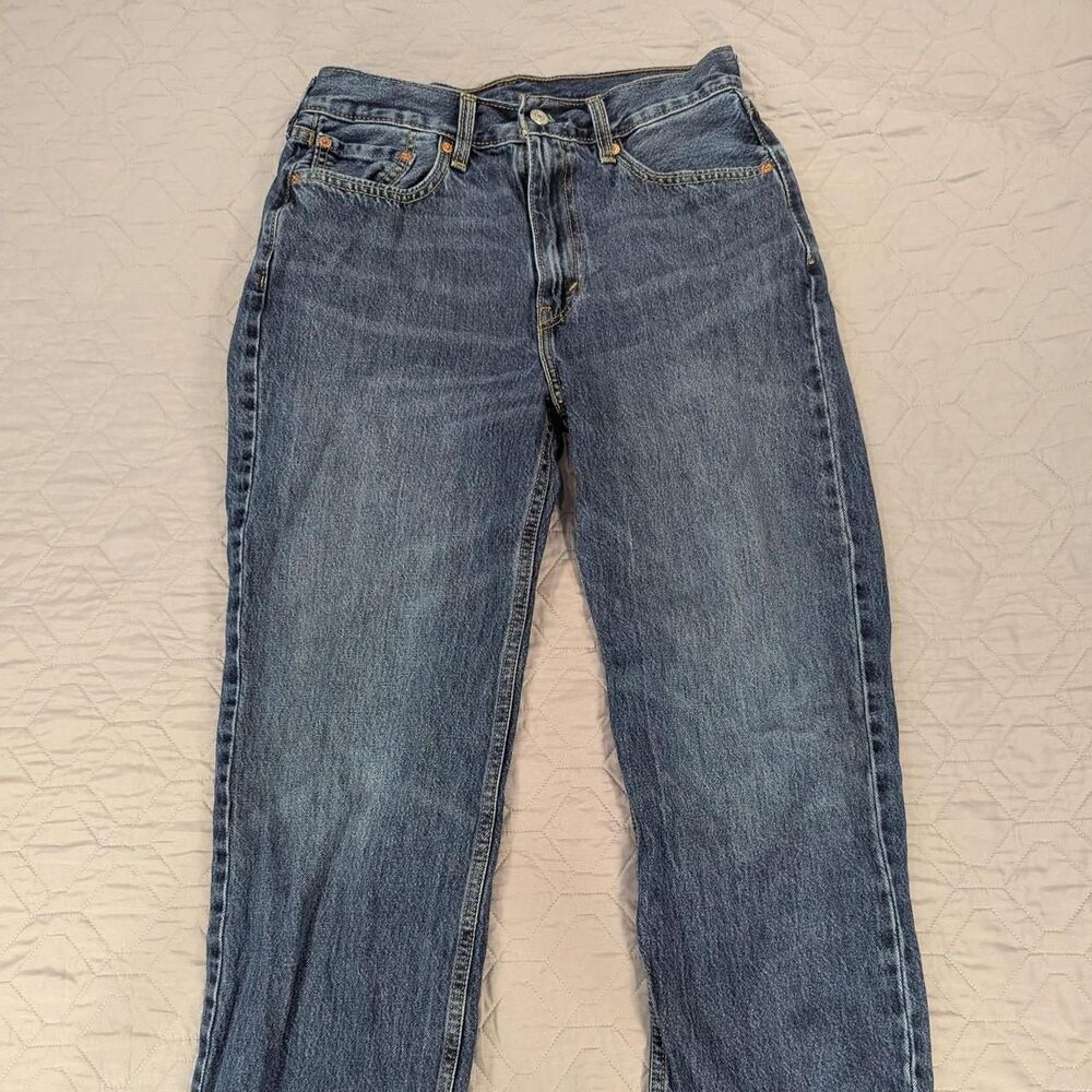 Levi-s Men's Blue and Navy Jeans